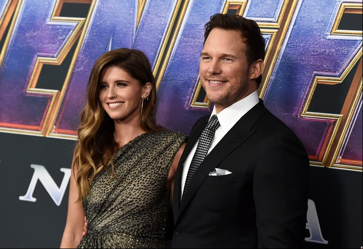Katherine Schwarzenegger y Pratt, en la premiere de "Avengers: Endgame", el año pasado. Foto AP