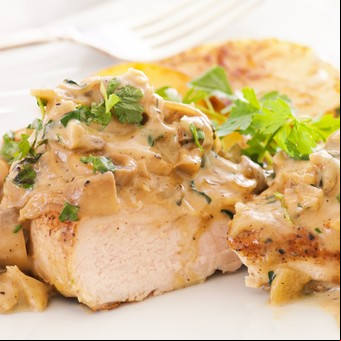 Pollo al champignon