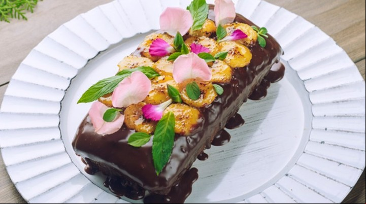 Pan de banana y chocolate