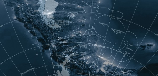 El nuevo mapa de la Argentina que ubica a Tierra del Fuego en el centro del país