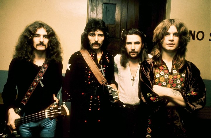 Black Sabbath en la primera época de la banda.