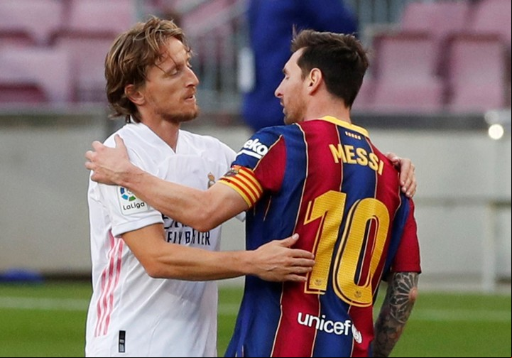 Modric y Messi, ¿habrá reencuentro en EE.UU.? Foto: REUTERS/Albert Gea
