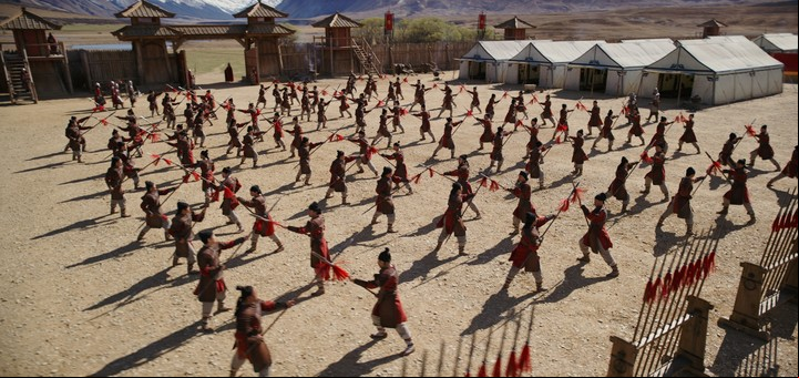 El adiestramiento. El Campamento medía más de 20.000 metros cuadrados. FOTO: DISNEY