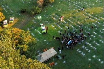 En el cementerio de Diego Maradona hay más controles y los familiares de difuntos deben sacar turno para entrar