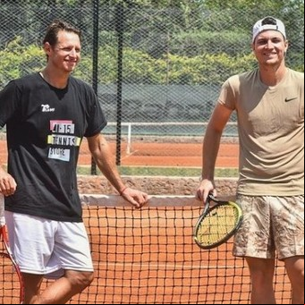 David Nalbandian regresa al tenis: entrena al serbio Miomir Kecmanovic