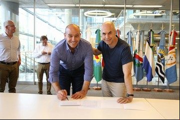 Martiniano Molina cruzó el  puente para ser el Masterchef de Horacio Rodríguez Larreta