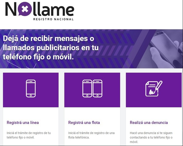 Para sumar una línea al Registro No Llame es necesario llenar un breve formulario online.