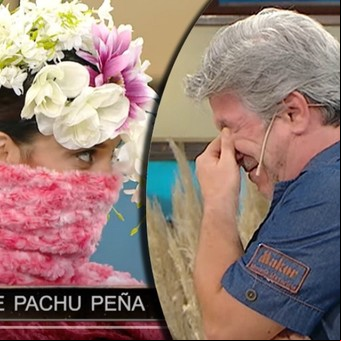 Pachu Peña estalló de risa al presentar su peor diseño en "Corte y confección famosos"