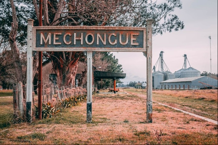 La vieja estación de tren en Mechongué. Foto Turismo Mechongué.