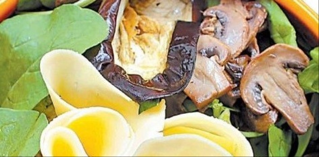 Receta de Ensalada de berenjena y hongos