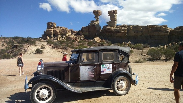 Una parada en el Valle de la Luna, San Juan. Foto: Horacio Vissani.