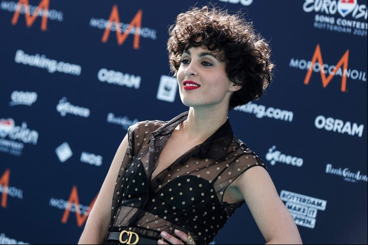 Pravi posando en la presentación de los cantantes al aire libre. Foto: AFP.
