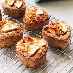 Muffins de manzana y canela