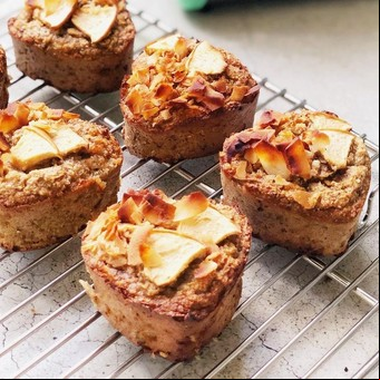 Muffins de manzana y canela