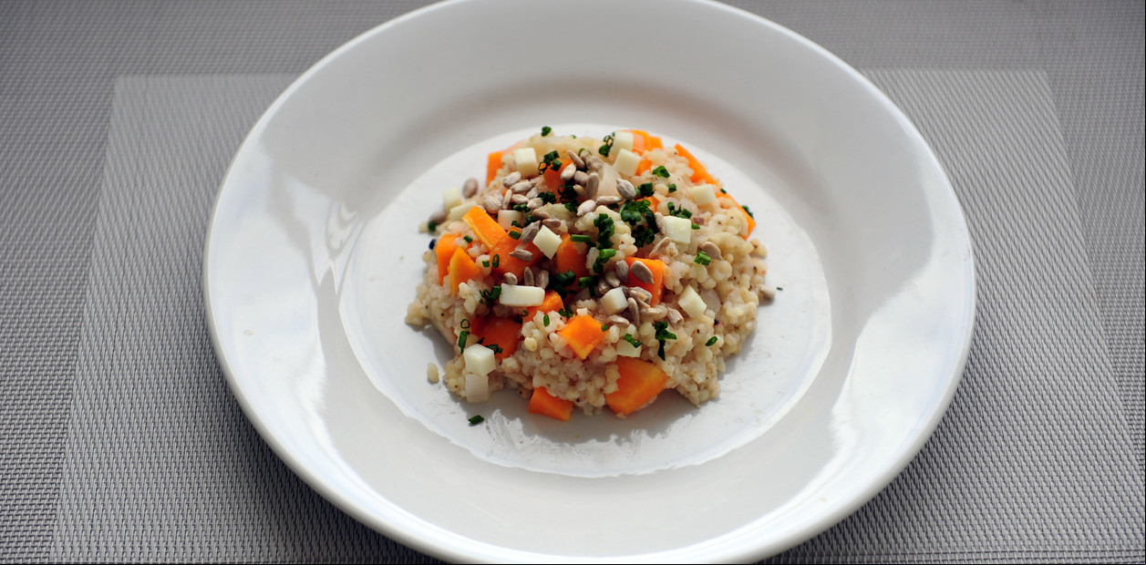 Receta de Risotto de sorgo y zapallo