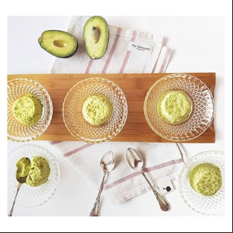Flan de palta