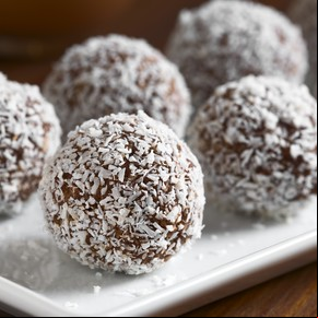 Trufas con bizcochuelo