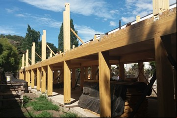 Viviendas con estructura y revestimientos de madera