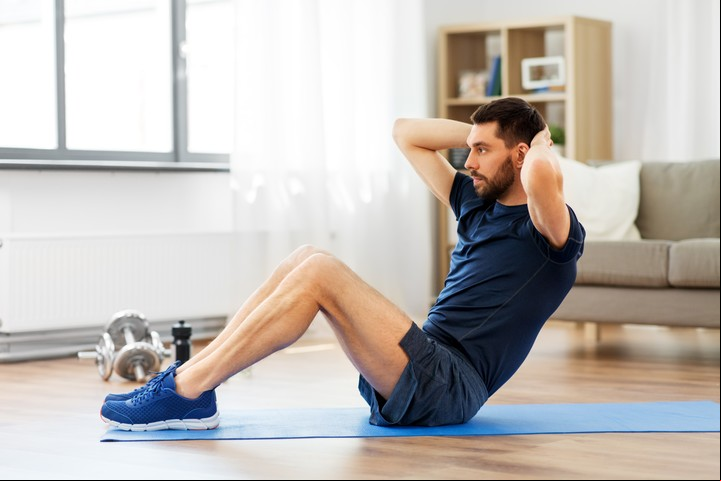 Abdominales. Un clásico para trabajar en la rutina semanal./ Foto Shutterstock.