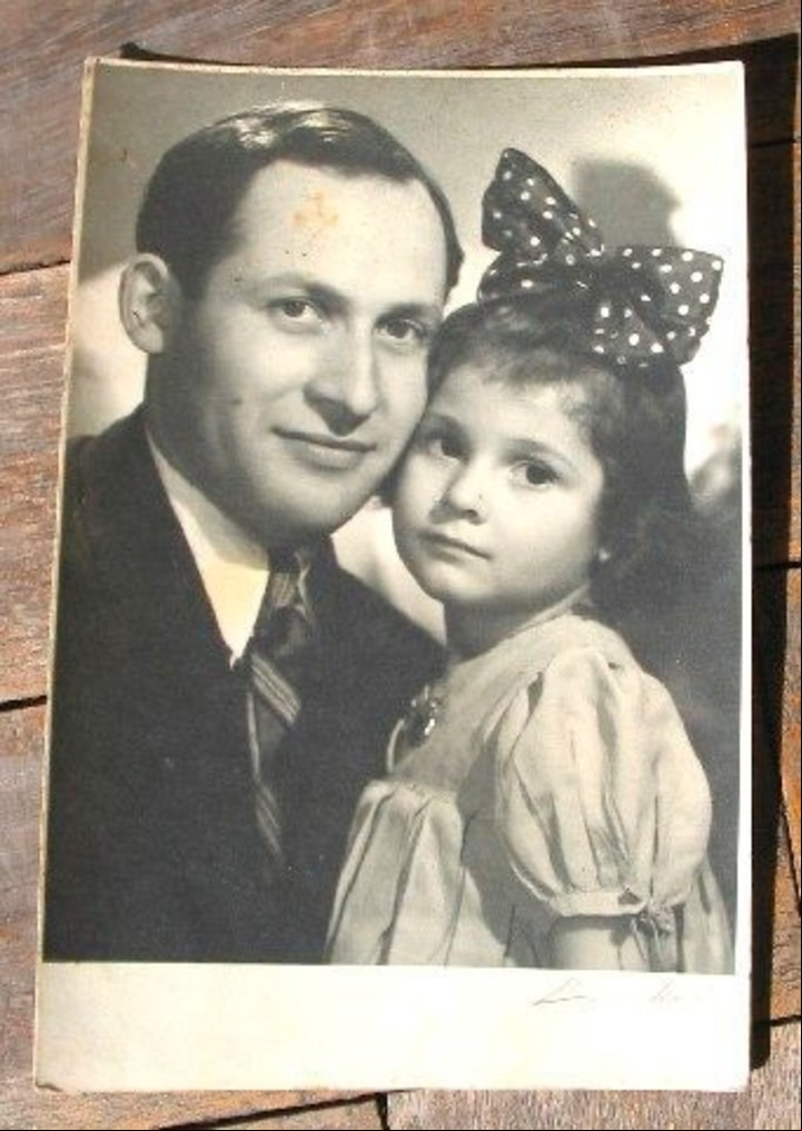 Rosa Rotenberg y su padre