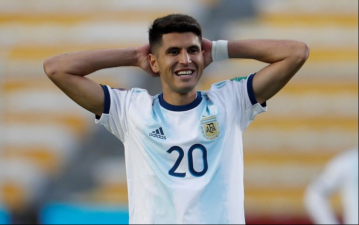 Exequiel Palacios, muy tenido en cuenta por Lionel Scaloni. Foto: Juan Karita/Pool via Reuters.