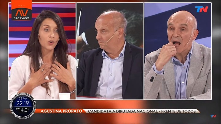 La deuda con ell FMI también se puso sobre la mesa
