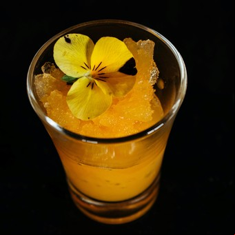 Granita de mandarina