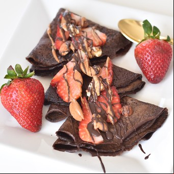 Panqueque de chocolate sin harina