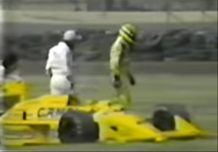 Reacción insólita. Ayrton Senna y el Gran Premio de México 1987. Captura video