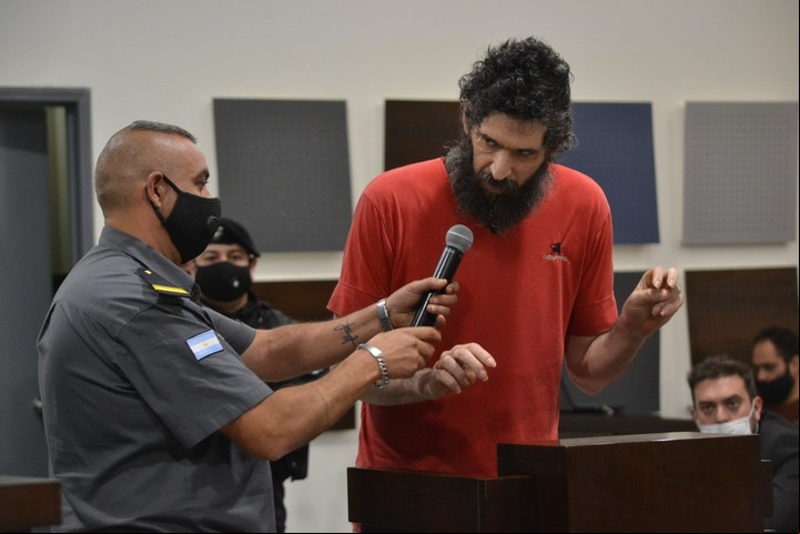 El israelí Gilad Pereg declaró en el juicio en su contra por el doble femicidio de su tía y su madre en Mendoza. Foto: Prensa Poder Judicial de Mendoza