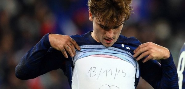 El emotivo homenaje de Antoine Griezmann a las víctimas de los atentados en París