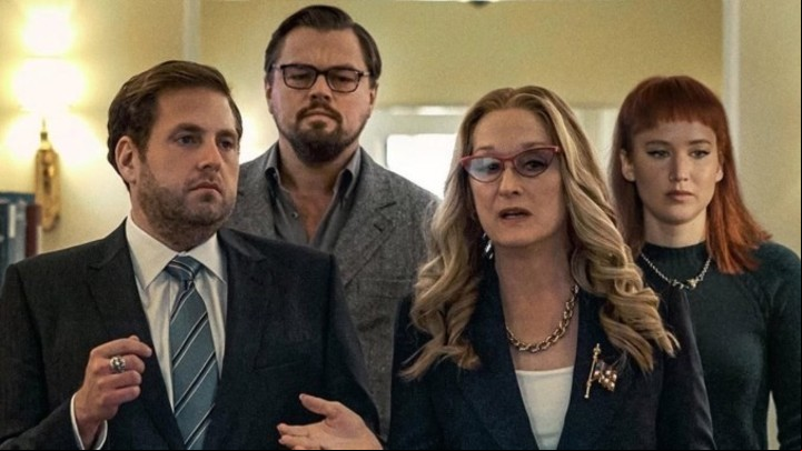 "No miren arriba". Un elenco de lujo para esta súper producción de Netflix. Foto/archivo