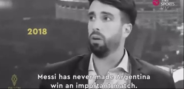 Balón de Oro: Flavio Azzaro apareció criticando a Lionel Messi en la transmisión oficial y se hizo viral