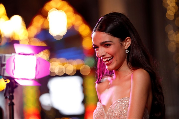 Rachel Zegler, en la premiere de "West Side Story". Foto Reuters