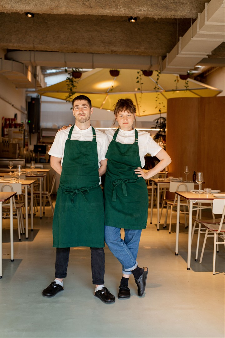 Nicolás Arcucci y Micaela Najmanovich, dueños y cocineros de Anafe.