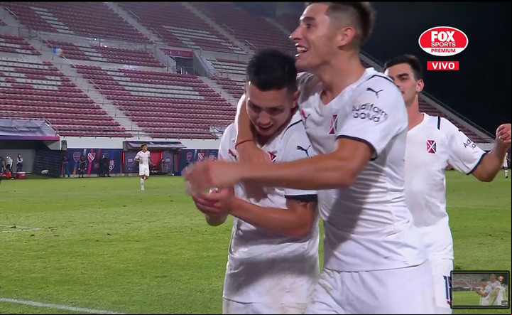 Alan Velasco se despidió con dos goles y una asistencia ante Talleres por la Copa de Verano. Foto: Captura de TV