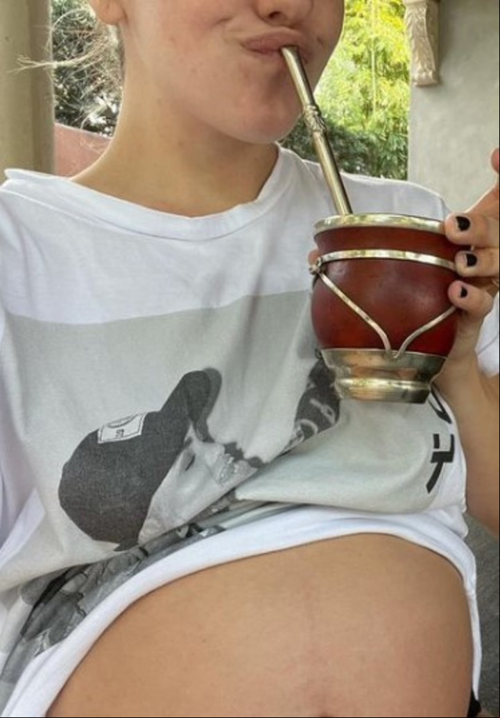 Evaluna y su panza de embarazada. Instagram.