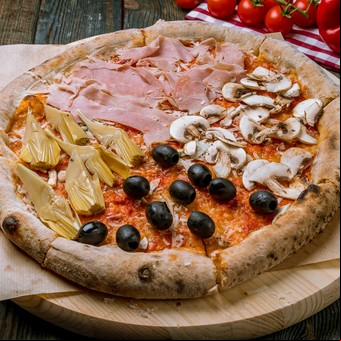 Pizza cuatro estaciones