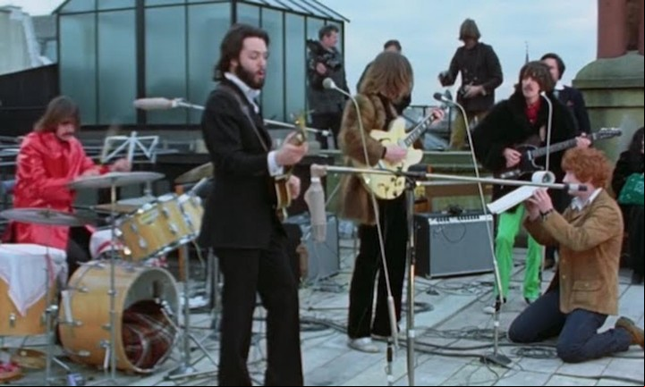 The Beatles, en el documental "Get Back", que sirvió como punto de partida para el uso de Inteligencia Artificial.