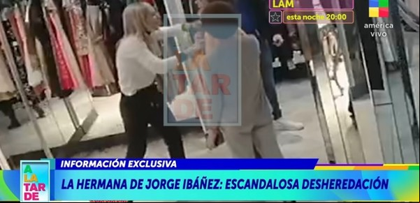 Gritos, reclamos y empujones: escandalosa pelea entre la madre y la hermana de Jorge Ibáñez