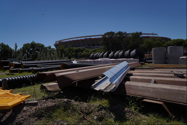 El Parque de la Innovación estará en el ex club Tiro Federal, frente a la cancha de River. Foto: Luciano Thieberger.