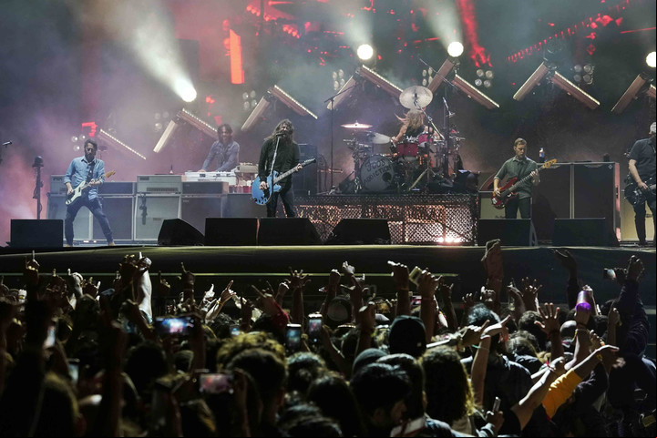 Foo Fighters en Lollapalooza Argentina. Foto: Emmanuel Fernández