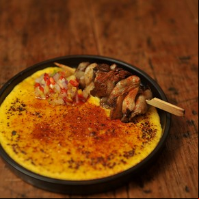 Pincho de gírgolas con humita