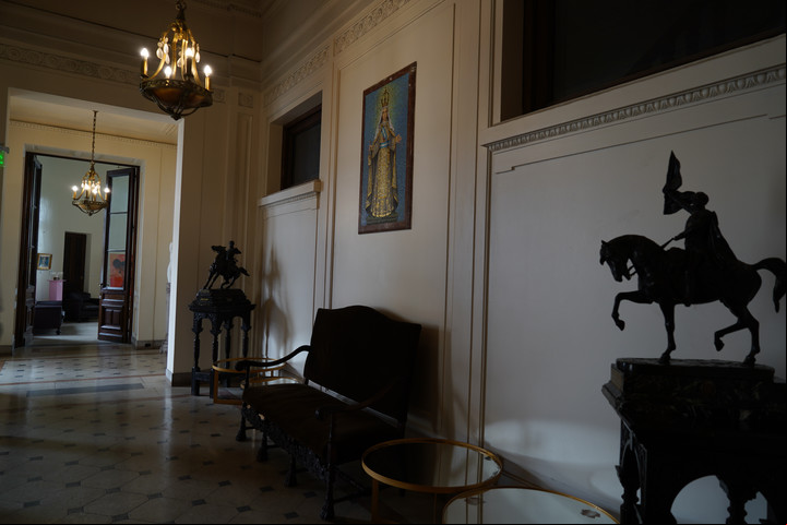 El Palacio Paz es la sede del club Círculo Militar. Foto Rafael Mario Quinteros