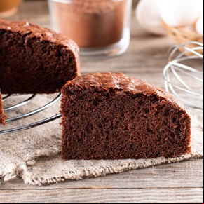 Bizcochuelo de chocolate con cacao