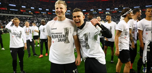 Europa League: Rafael Santos Borré puso al Eintracht Frankfurt en la final frente al Rangers