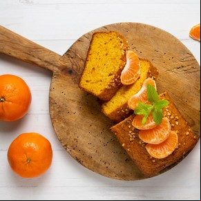 Budín de mandarina