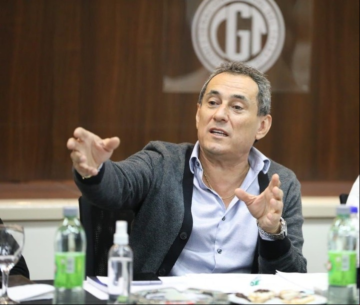 Sergio Sasia, jefe de la Unión Ferroviaria.