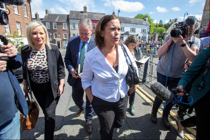 Mary Lou McDonald, del Sinn Fein norirlandés. Foto AFP