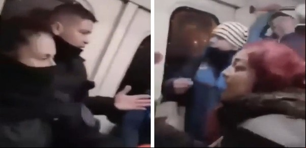 Video: violento ataque de pasajeros a dos policías arriba de un vagón del tren Belgrano Sur